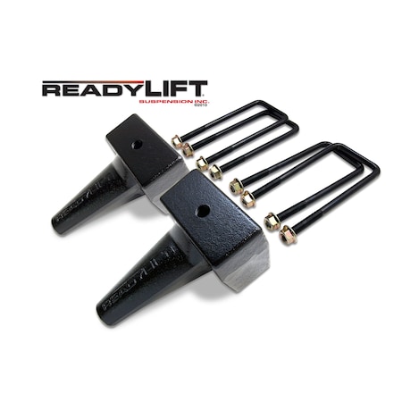 Readylift Suspension 5IN TAPERED REAR BLOCK KIT 1 DRIVE SHAFT 99-10 F250/F350/F450 66-2195